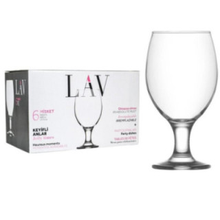 Szklanki do piwa 400ml 6szt Misket